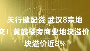 天行健配资 武汉8宗地块成交！黄鹤楼旁商业地块溢价近8%